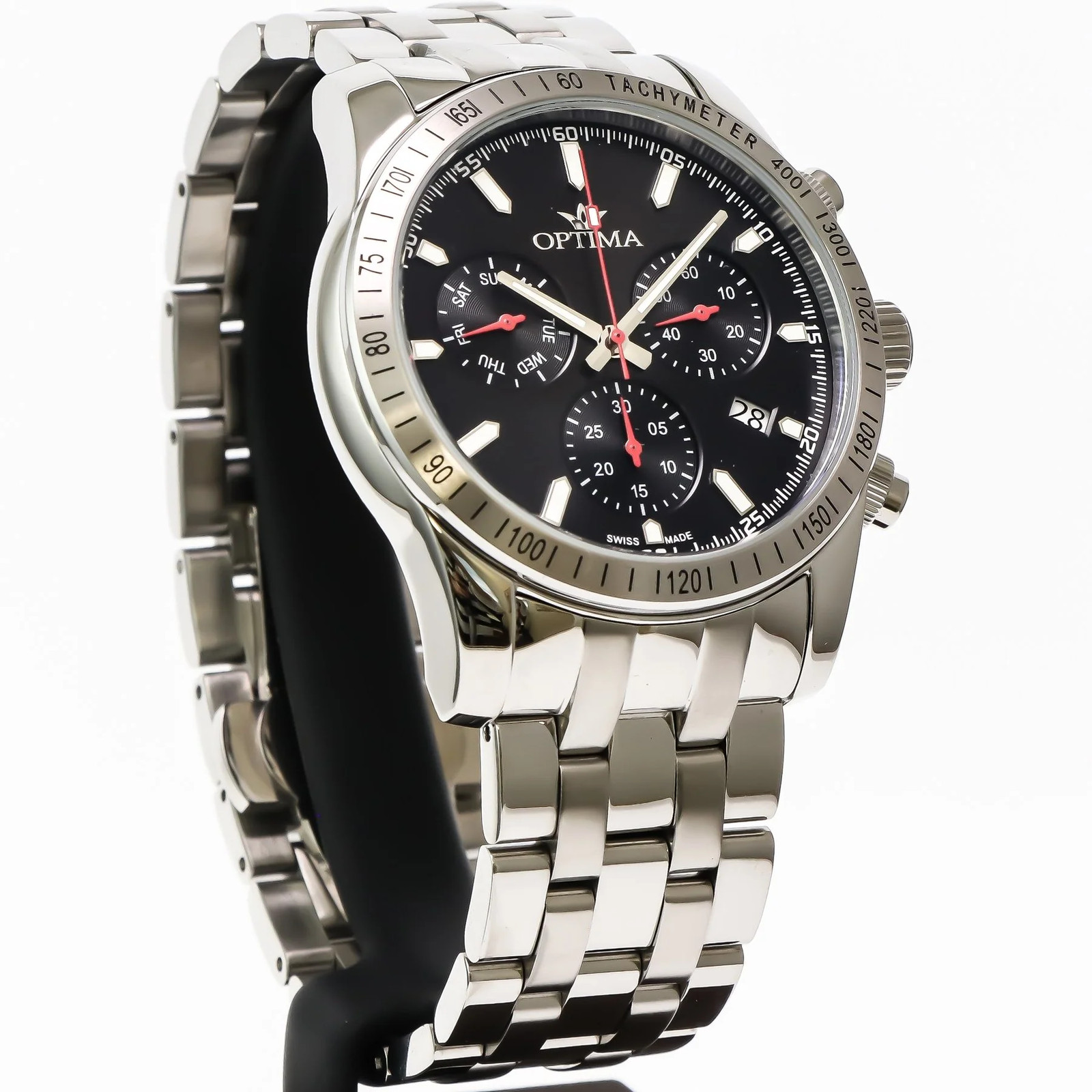 Optima – Swiss Chronograph – OSC432-SS-3 Swiss Ronda Quartz 44.15 mm OSC432 50