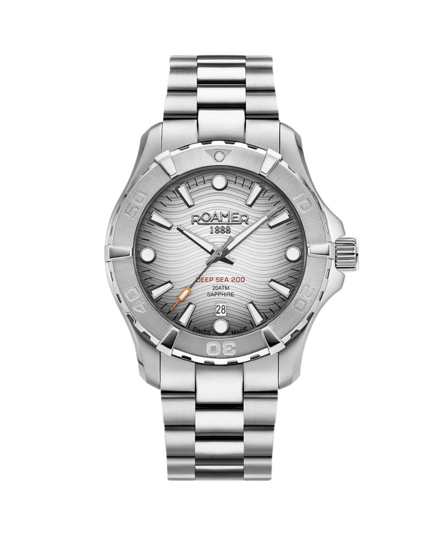 ROAMER Men Quartz Casual Watch Classic Dress Silver color Dial Waterproof Round