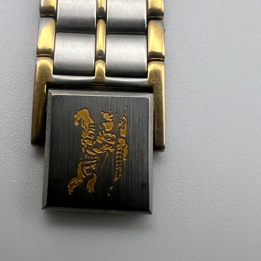 Rare Working Burberry Wristwatch Horse Logo Combination Color A 19