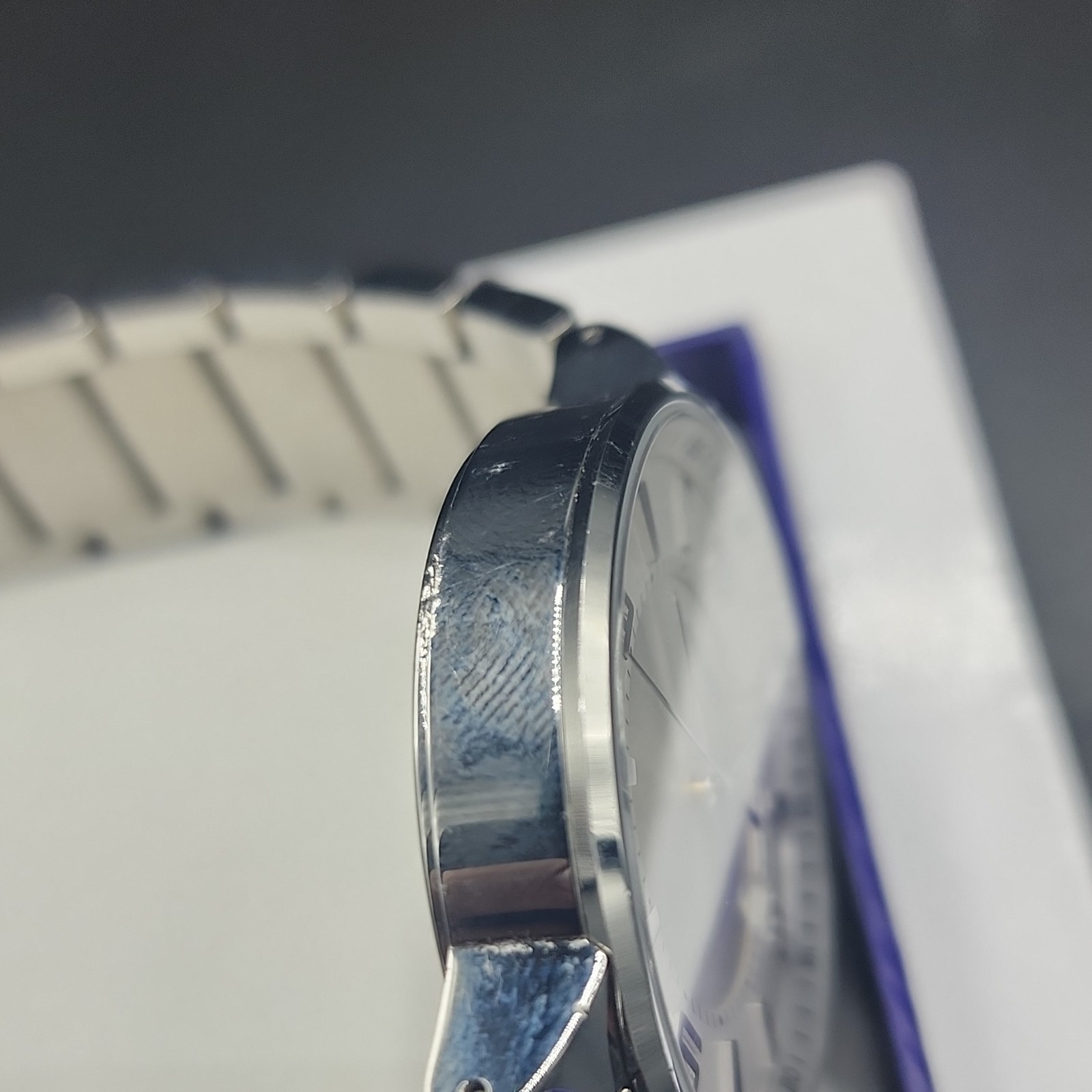 Movado SE Pilot Men’s 42mm Silver Dial Quartz Stainless Bracelet Date Box