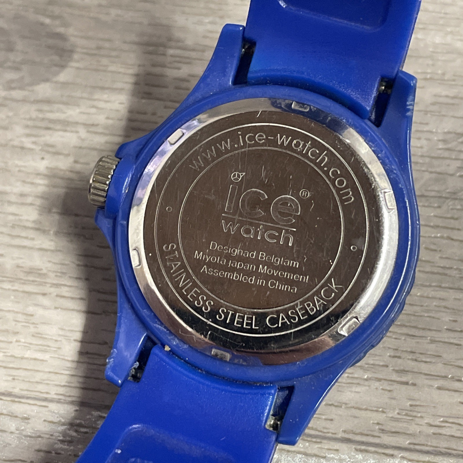 Ice Watch Forever Blue Purple Face Silicone Strap Y2K