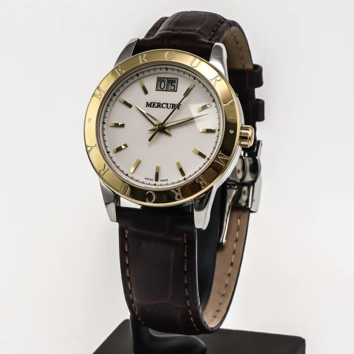 Mercury – Swiss Watch – ME340-SGL-1 Quartz 36 mm ME340 50m (5 ATM, 169 ft)