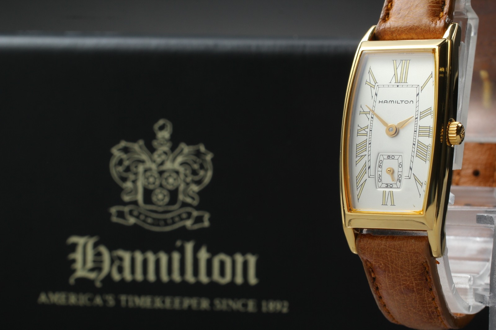 [N MINT w/ BOX] Hamilton 6256 Small Second Roman 18mm Quartz Women’s Swiss Watch