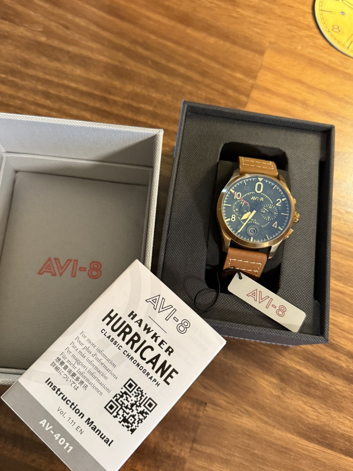 AVI-8 Spitfire Lock Meca-Quartz Chronograph AV-4089-02 Bronze Green 42mm