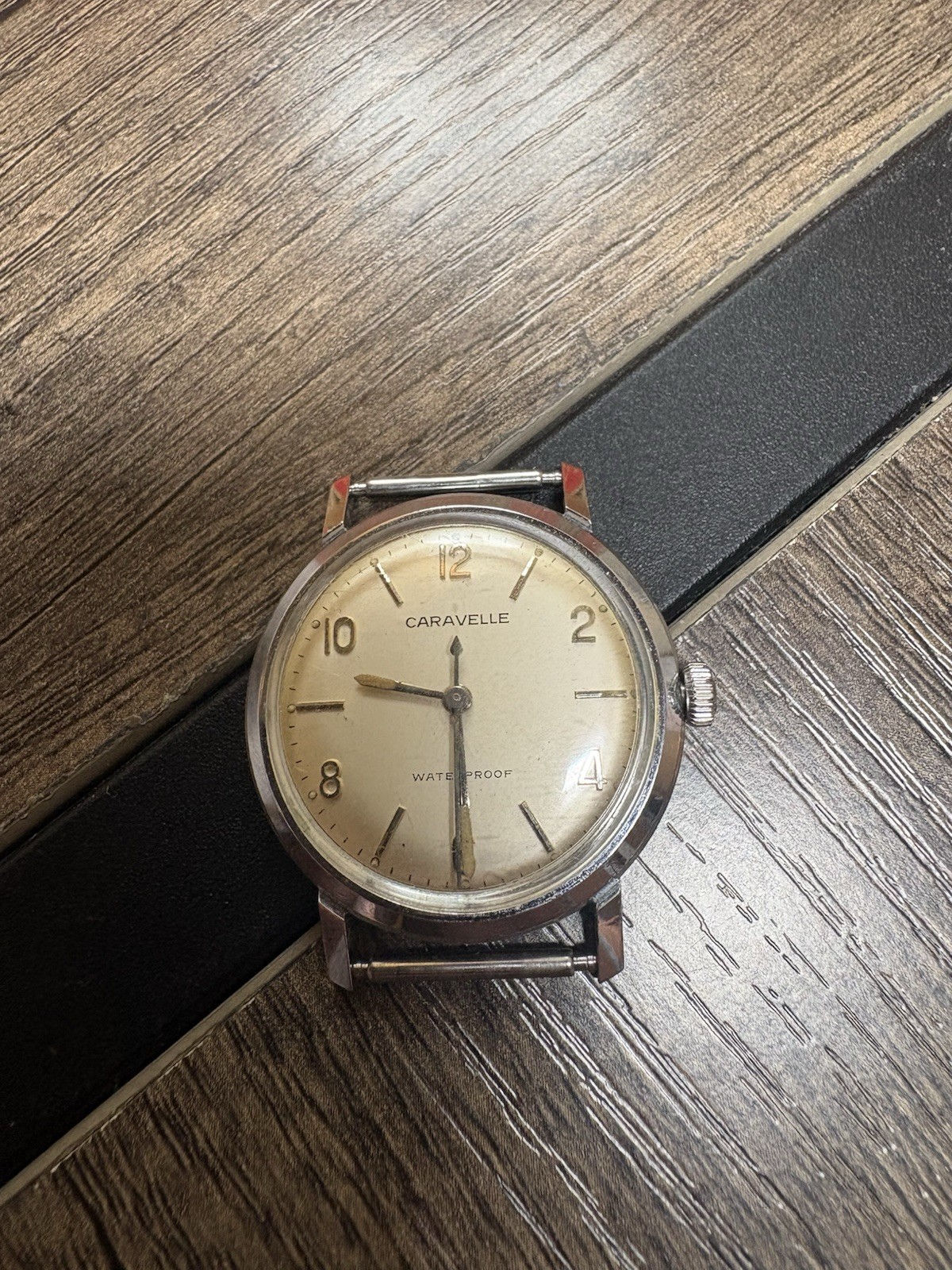 Vintage Mechanical M3 Caravelle Silver Watch Running Condition
