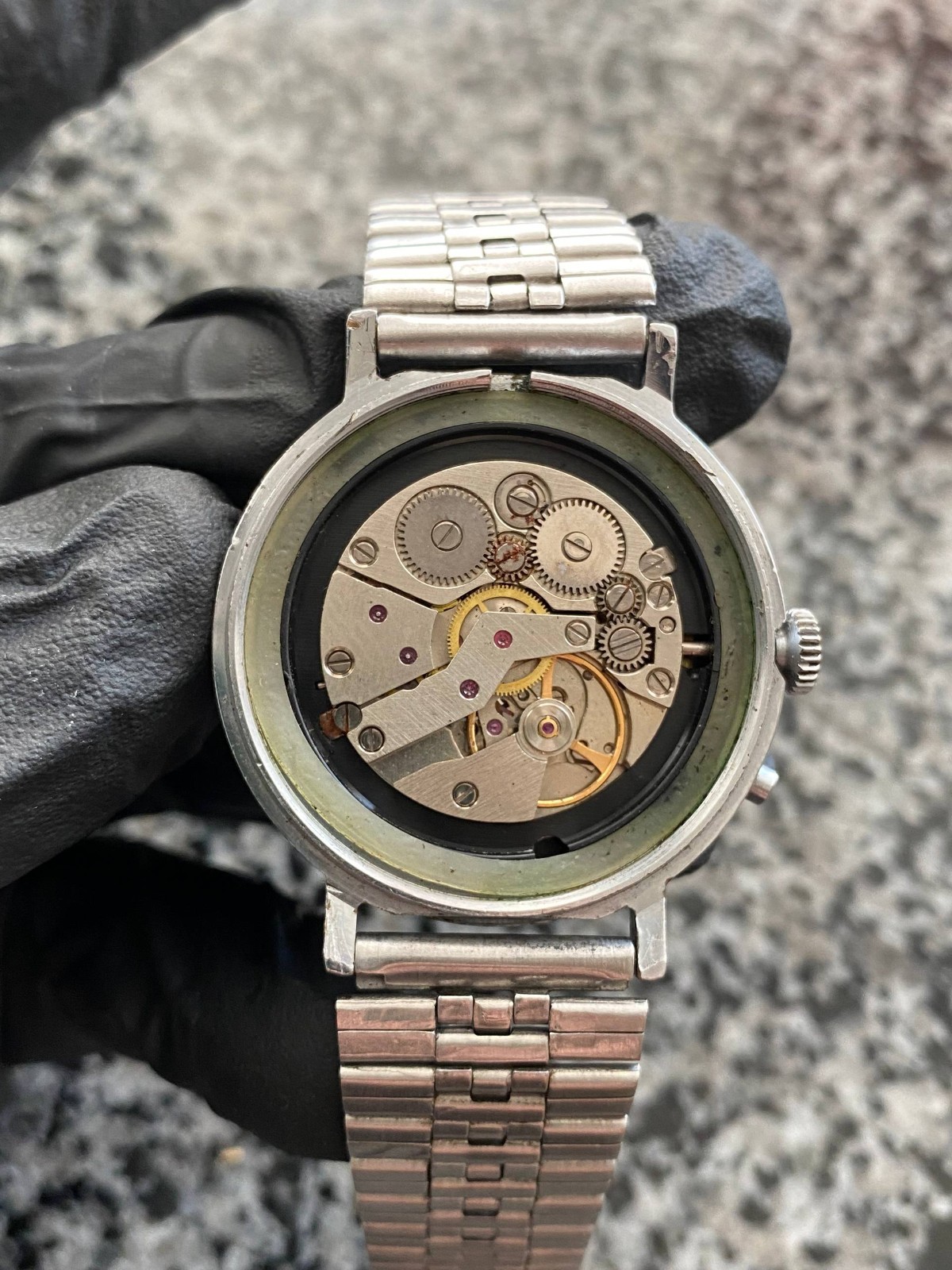 Vintage Slava Watch Soviet mechanical Original Wristwach 26 jewels Rare