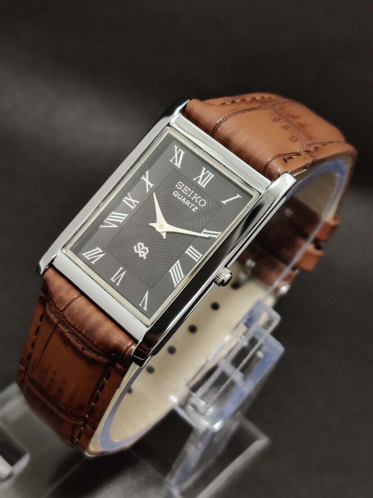 Vintage Seiko Slim Quartz Men’s Wrist Watch – Comes With New Battery, New Band