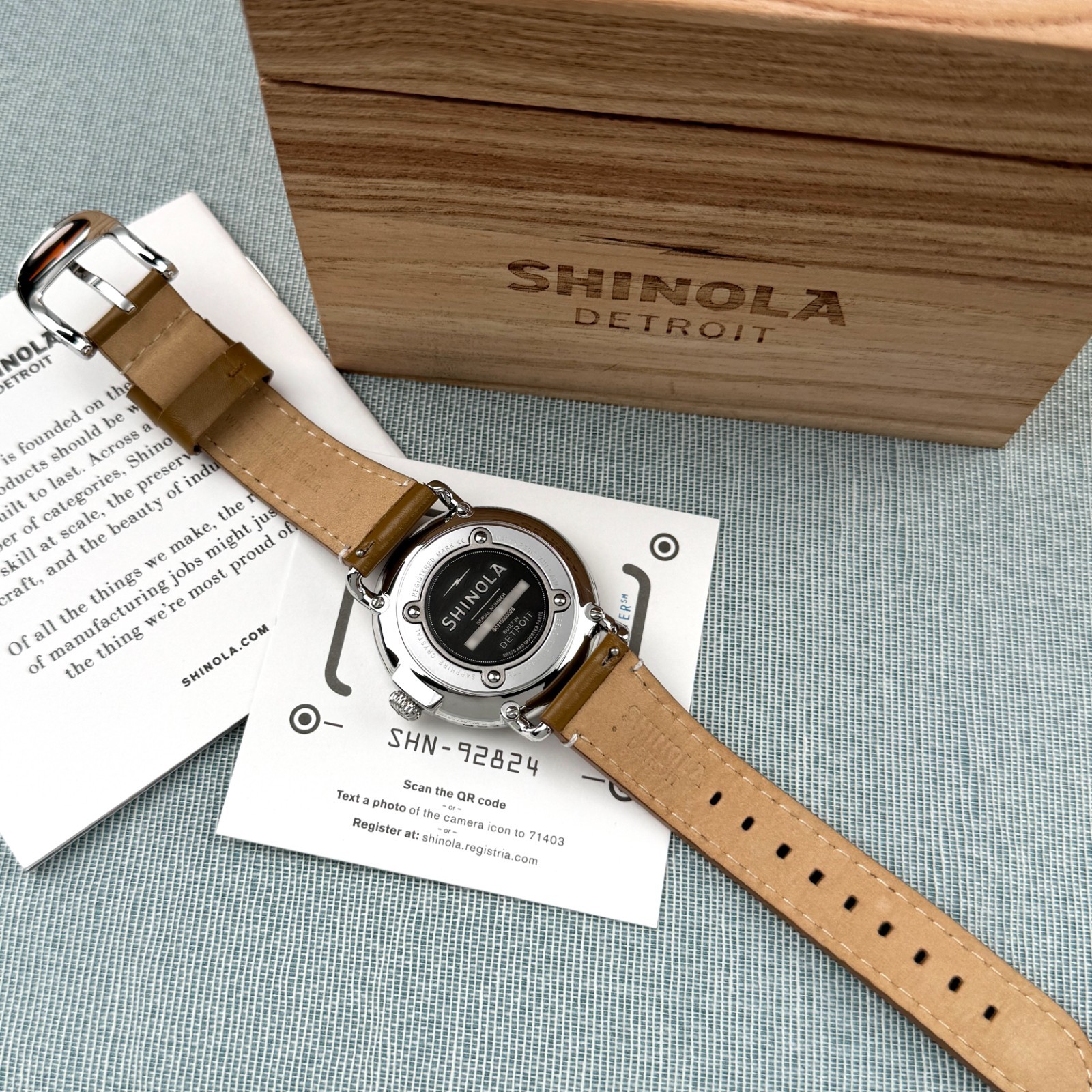 Shinola Runwell Watch 41mm Green Dial Argonite 1069 Men’s Watch S0120242428