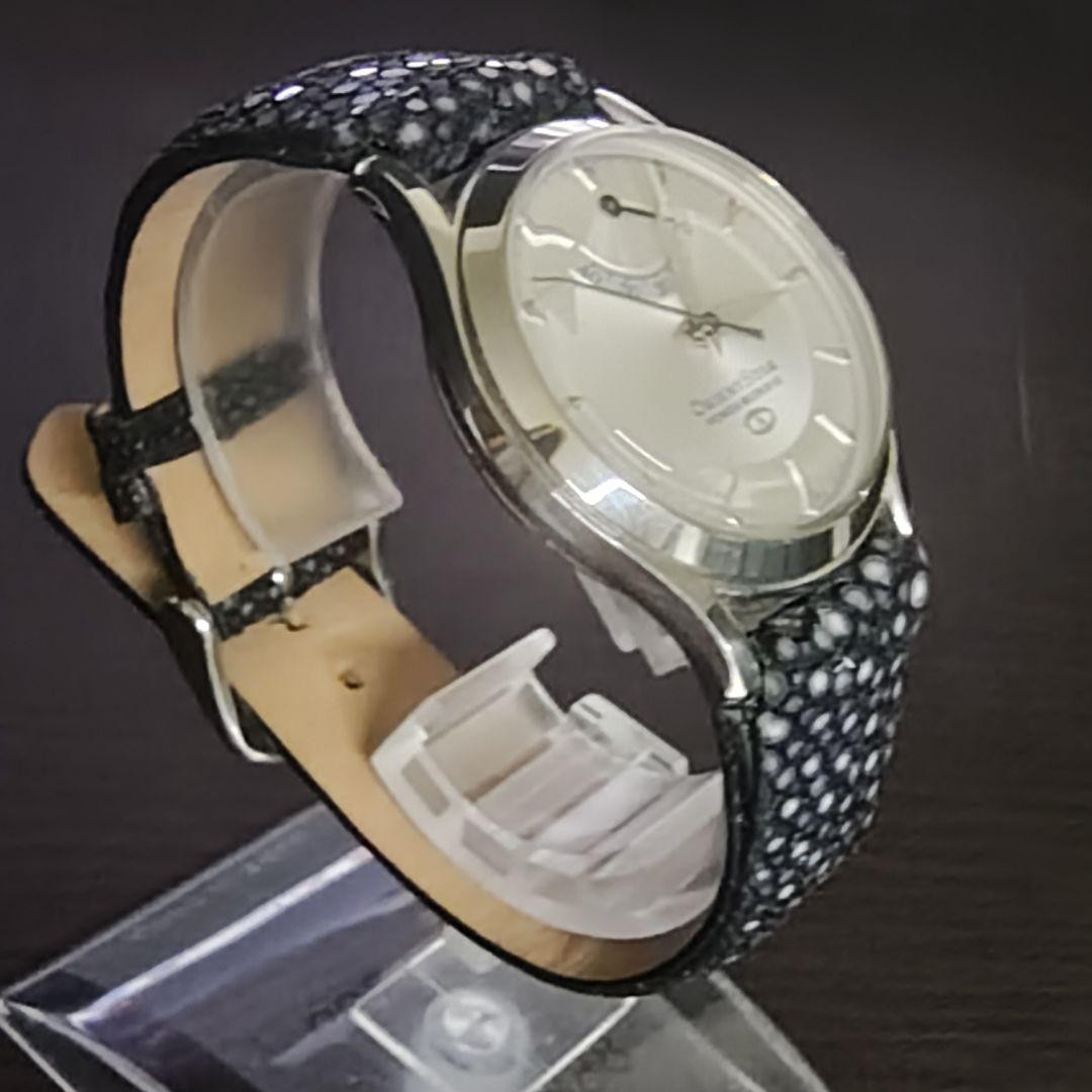 Extremely Beautiful ORIENT STAR Power Reserve Stingray Leather Strap