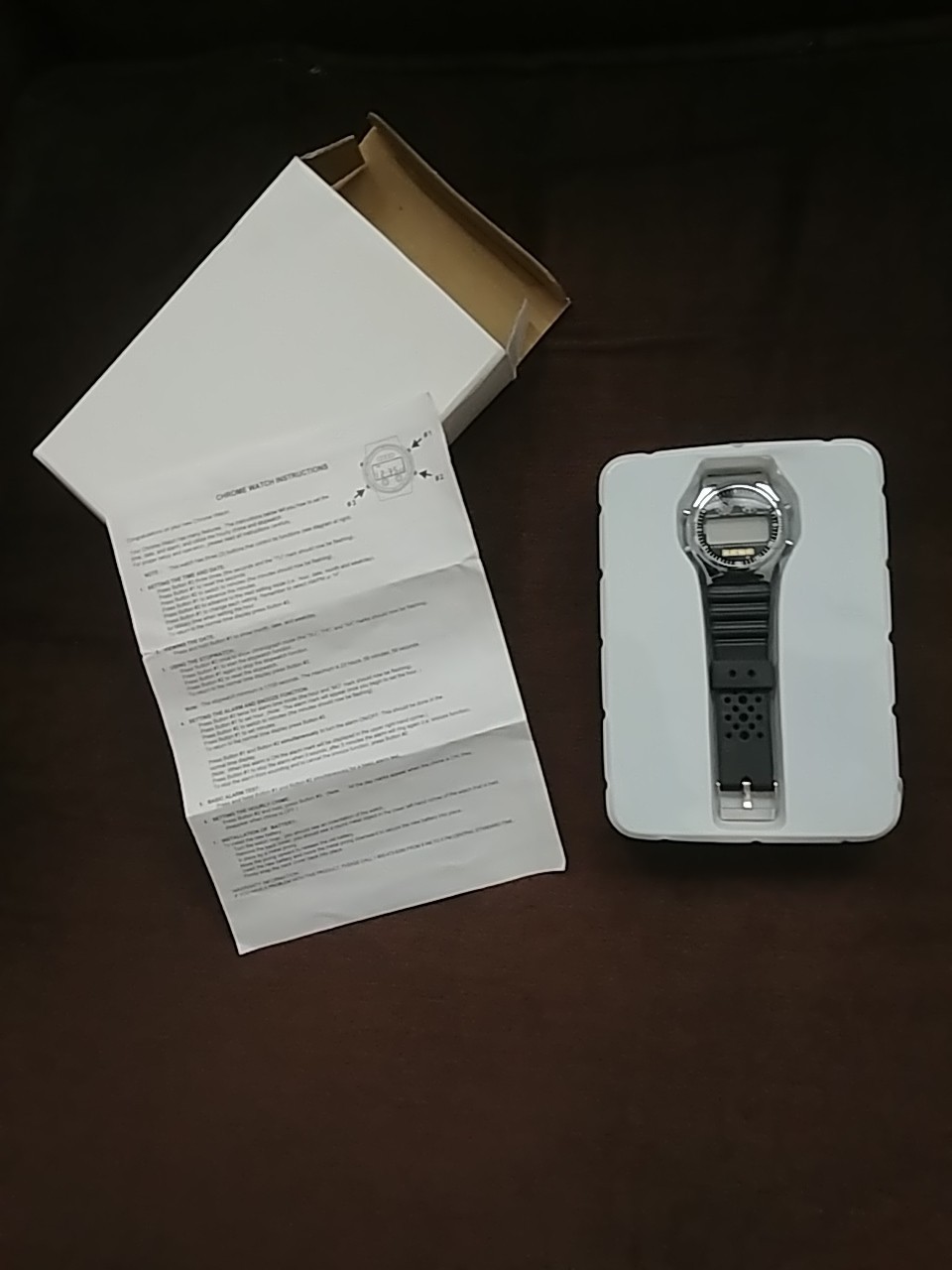 Vintage Hanig and Co. Chrome Watch – New in Box