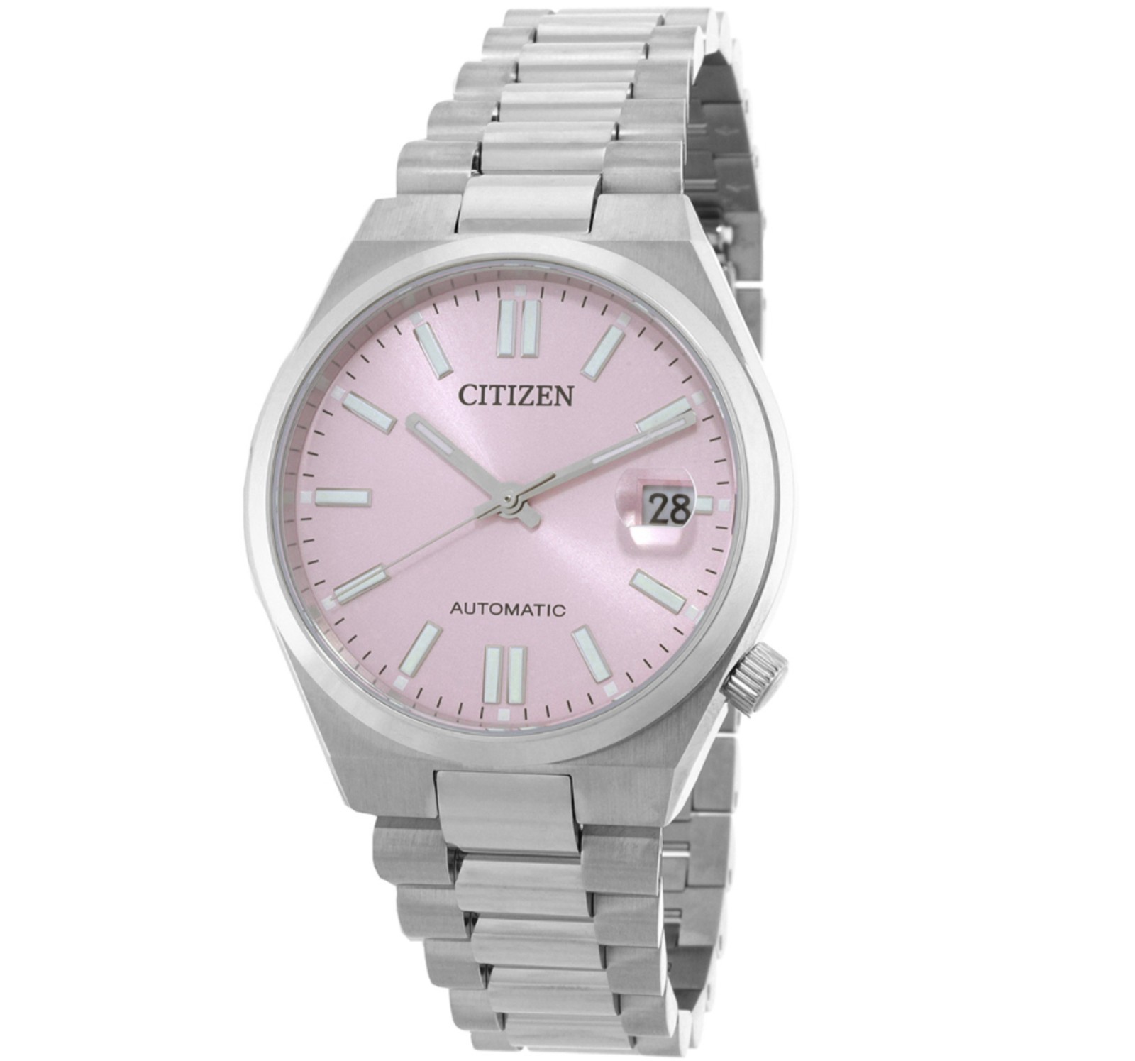 Citizen Tsuyosa Automatic Pastel Pink Dial Watch- NJ0200-50Z NEW