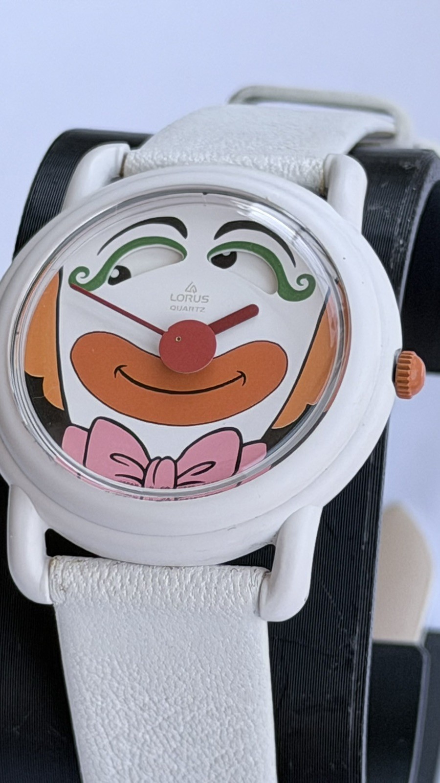 Lorus RQP015 Clown Dial NOS 33mm Quartz Vintage 1990s Rare Seiko Group