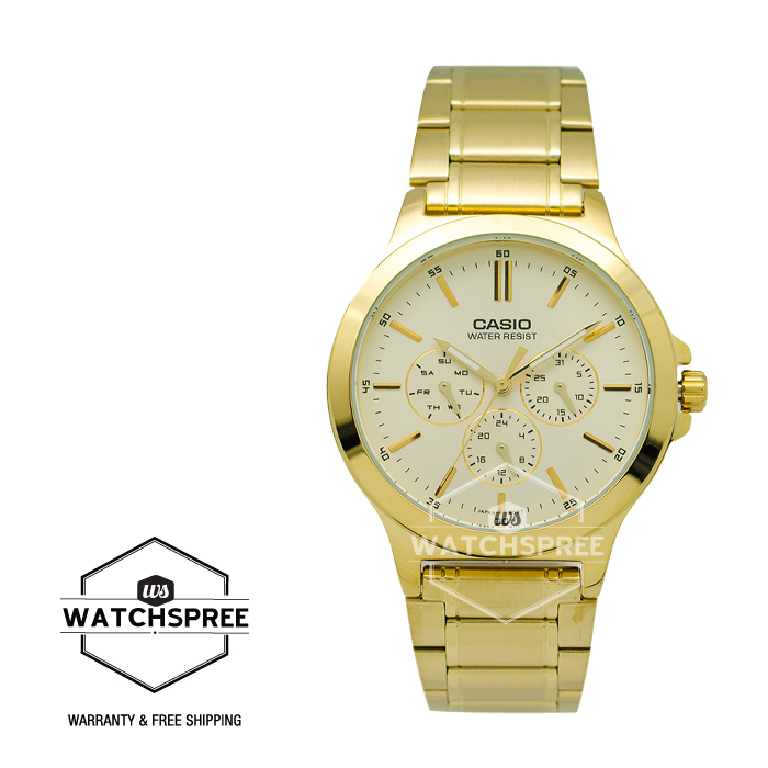 Casio Men’s Standard Analog Watch MTPV300G-9A MTP-V300G-9A