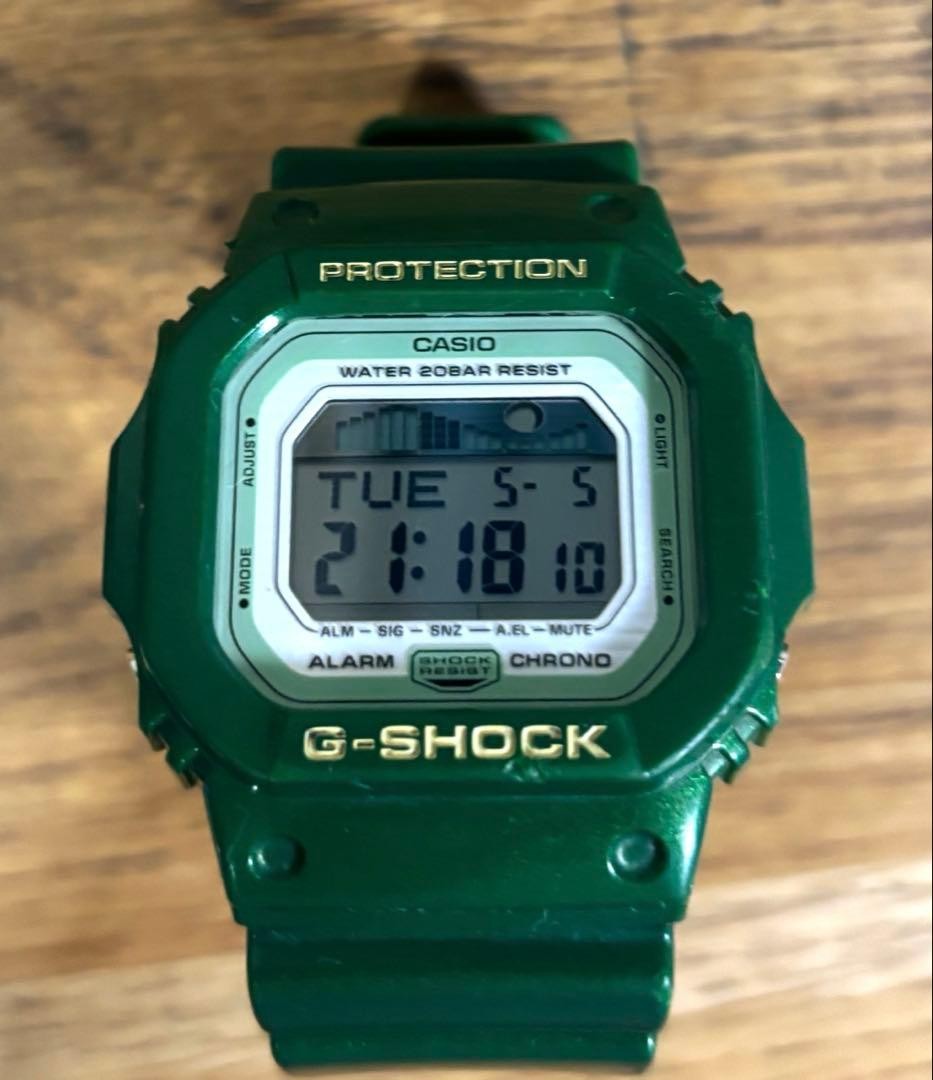 [Discontinued and rare, anonymous shipping] CASIO G-SHOCK GLX5600A Green Wat