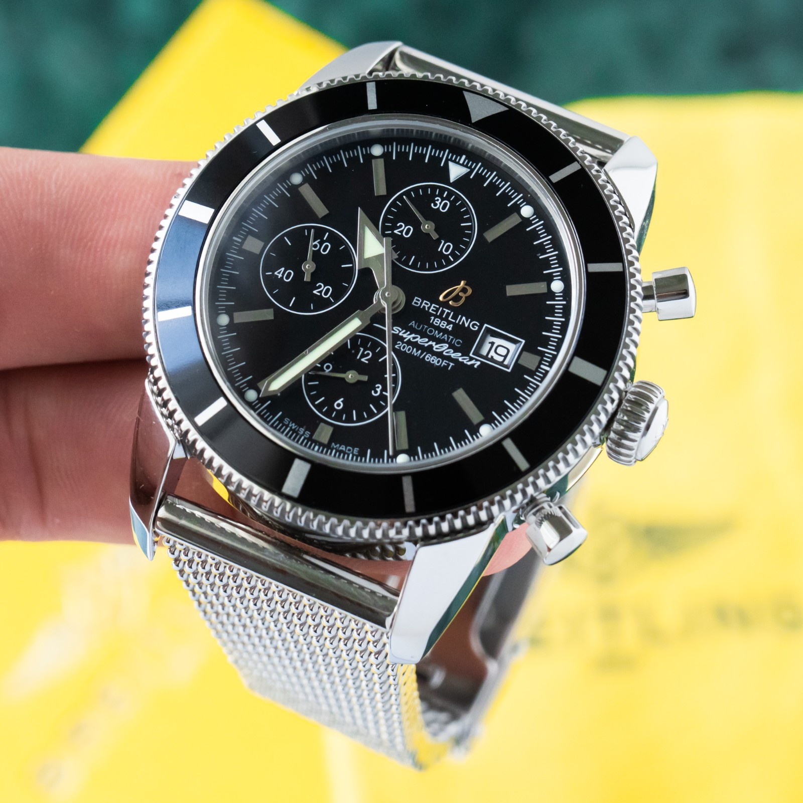 Breitling Superocean Heritage Chronograph 46mm Black Aluminum Steel – A13320