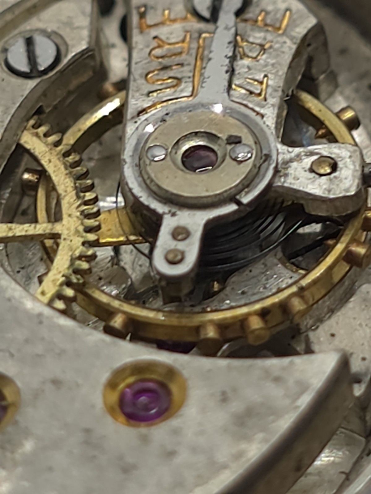 Vintage Agfa Watch Movement Cal. 233 CUPILLARD From 1930’s Hands Main Spring