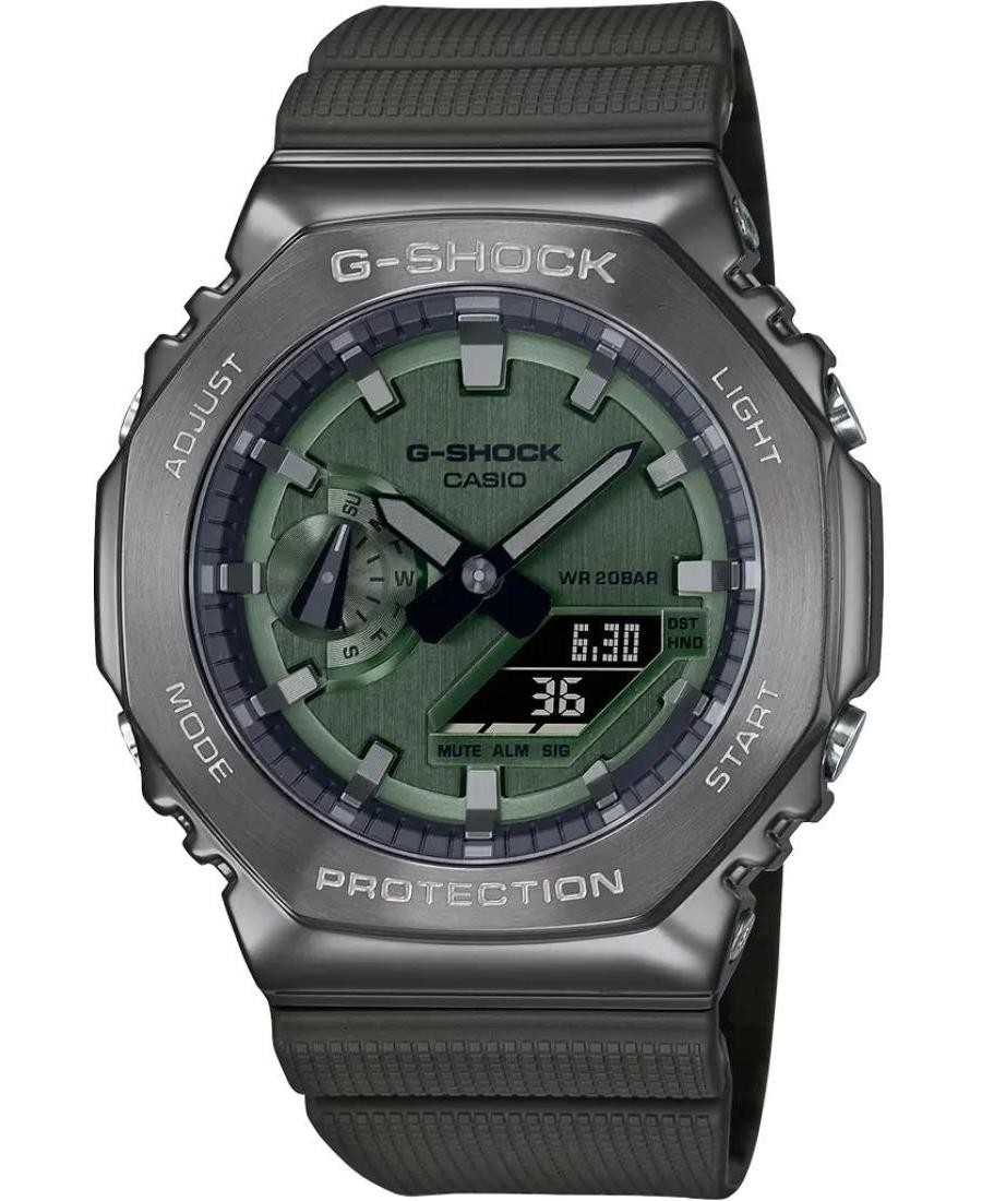 CASIO Men Digital Quartz Casual Watch Classic Dress Green Dial Waterproof Round