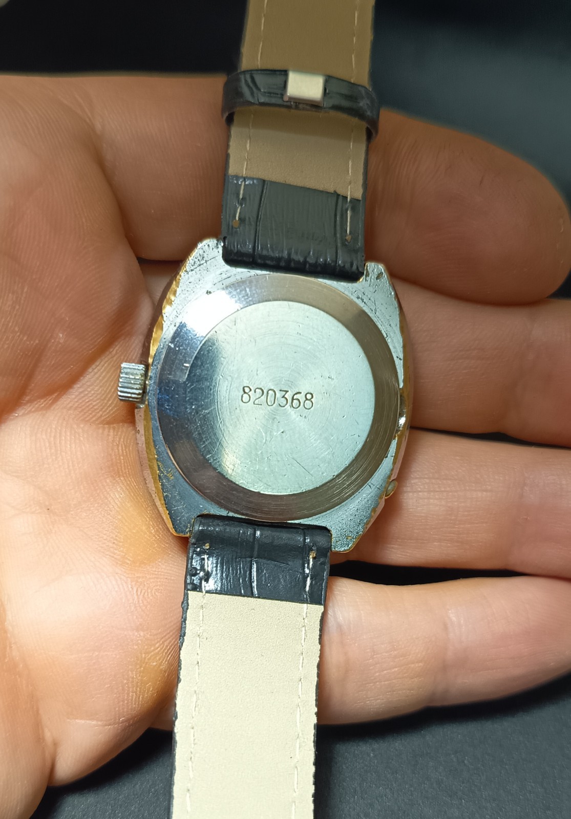 Vintage Men’s watch Poljot 17 jewels mechanical Soviet USSR
