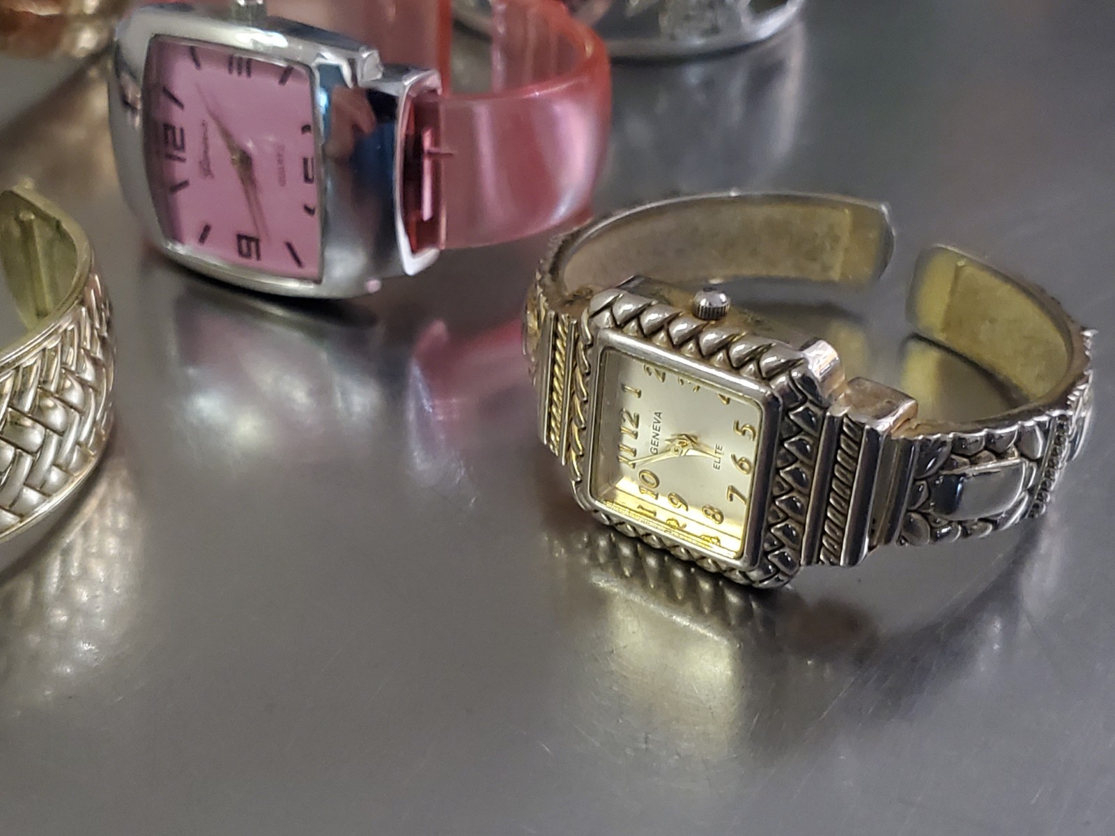 Watch Lot Of 13: Geneva, Regent, Boca Classics, etc – Various Styles and Designs