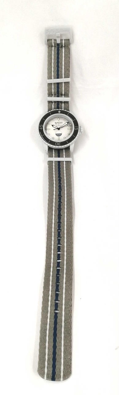 [A4N] Swatch x Blancpain Bioceramic Scuba Fifty Fathoms Pacific S035S100 [r9v]