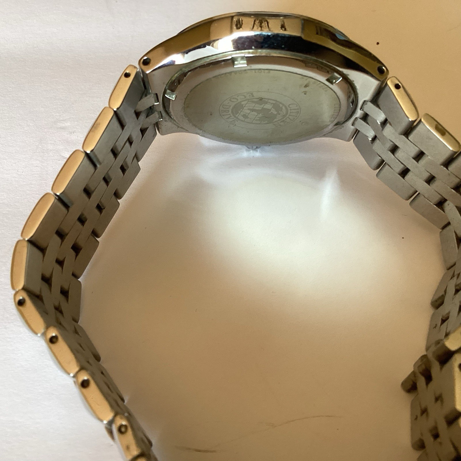 Citizen Eco-Drive Men’s Silver Stainless Bracelet Watch Day/Date WR100