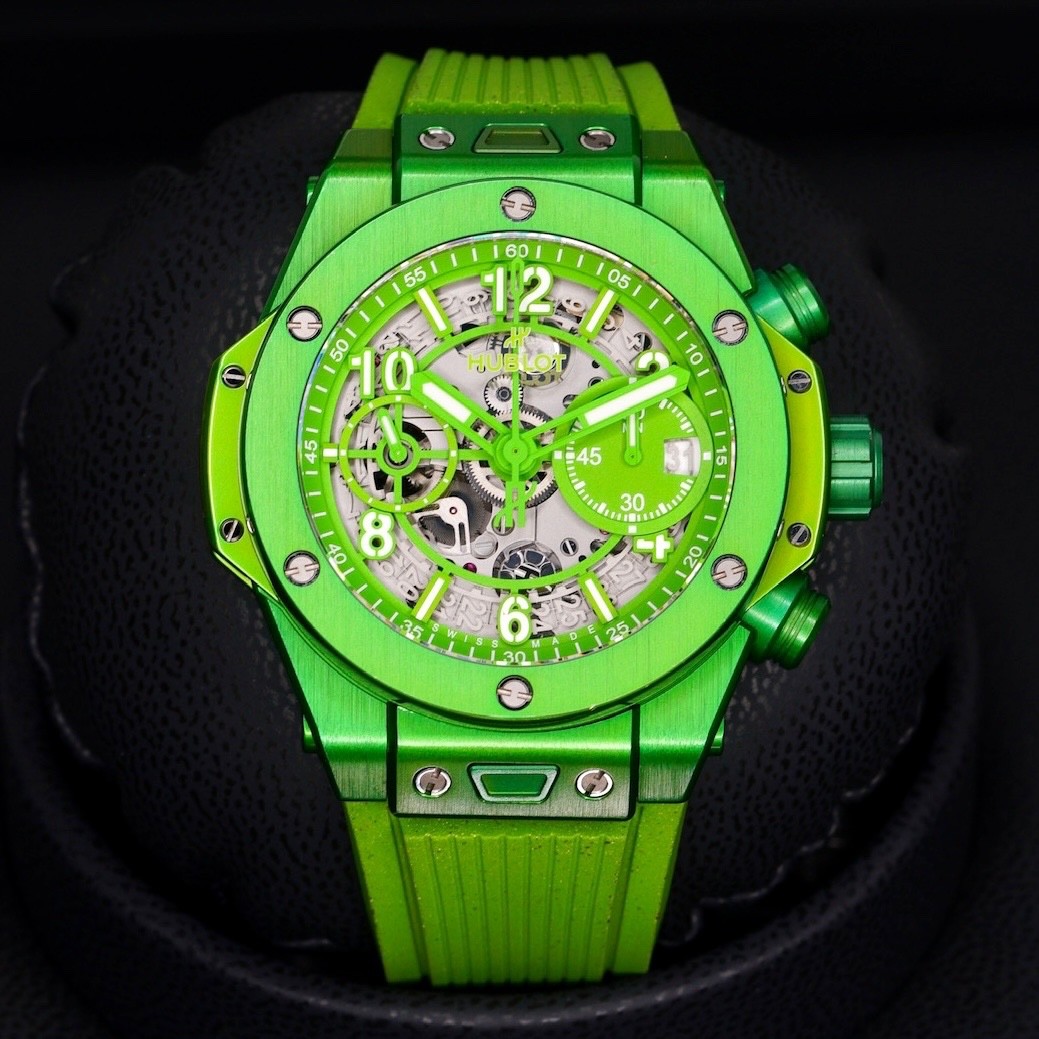 Hublot Big Bang Unico NESPRESSO ORIGIN Skeleton Green Dial 441.UG.5220.RX.NES23