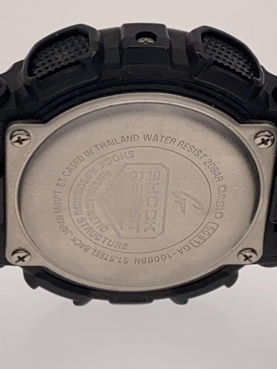 CASIO Quartz Watch G SHOCK Analog Digital Nylon BLK BLK