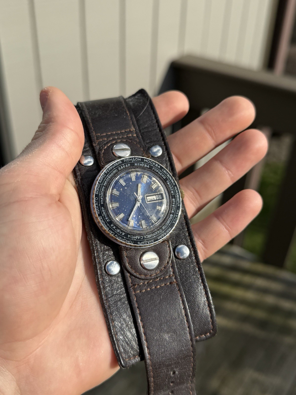 Raketa World Time Soviet Watch Rare [US Seller]