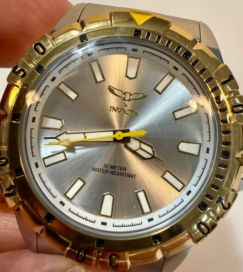 Invicta 69036 Specialty I Men 42mm Two Tone Silver Dial Quartz Bracelet Watch