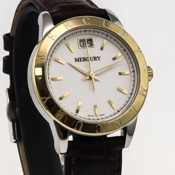 Mercury – Swiss Watch – ME340-SGL-1 Quartz 36 mm ME340 50m (5 ATM, 169 ft)