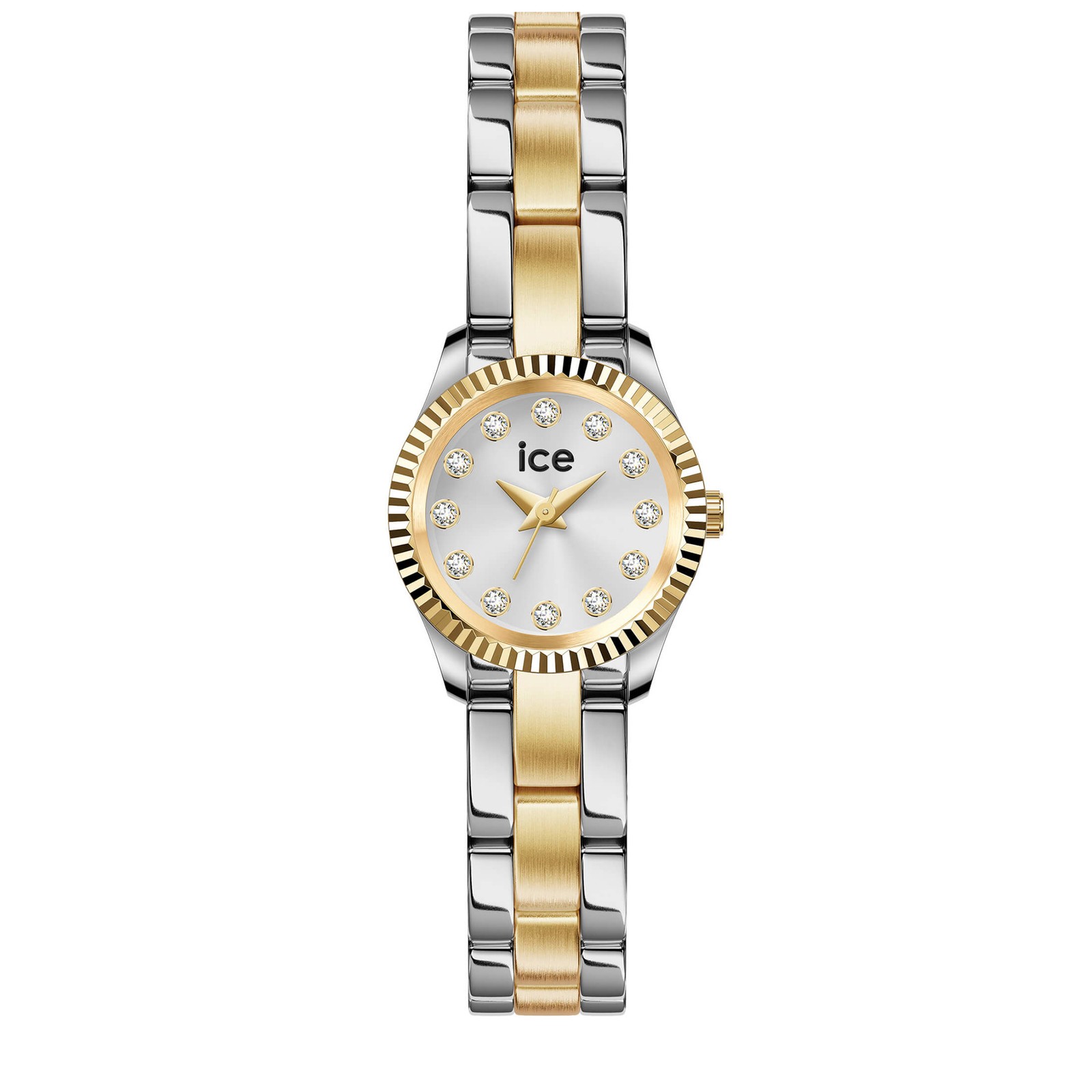 Ice Watch Multicolour Womens Analogue Watch Ice Mimi – Silver Gold 025537