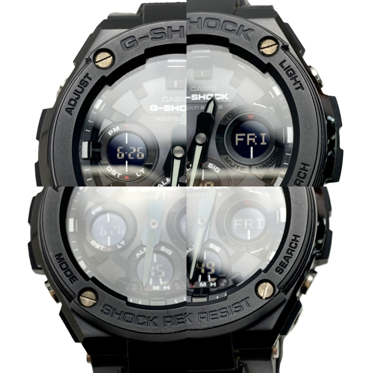 CASIO G-SHOCK watch GST-W100G-1BJF Solar-powered rubber shoes for men
