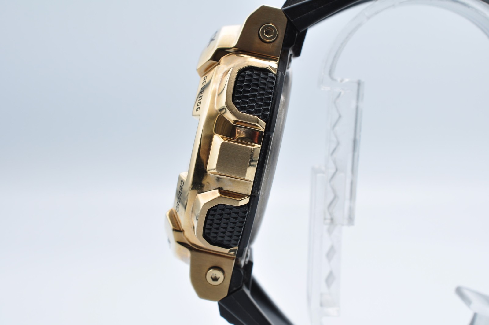 Casio GM-110G G-SHOCK Quartz Analog Digital Watch Gold Metal Bezel Auth w-1330