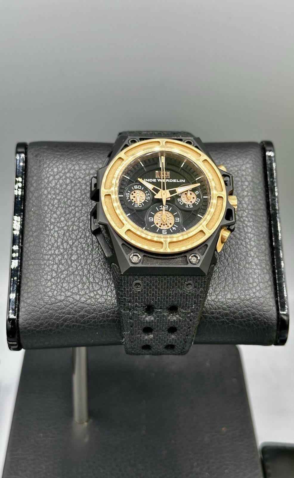 LINDE WERDELIN SpidoSpeed Chronograph Limited Rose Gold Black PVD Titanium