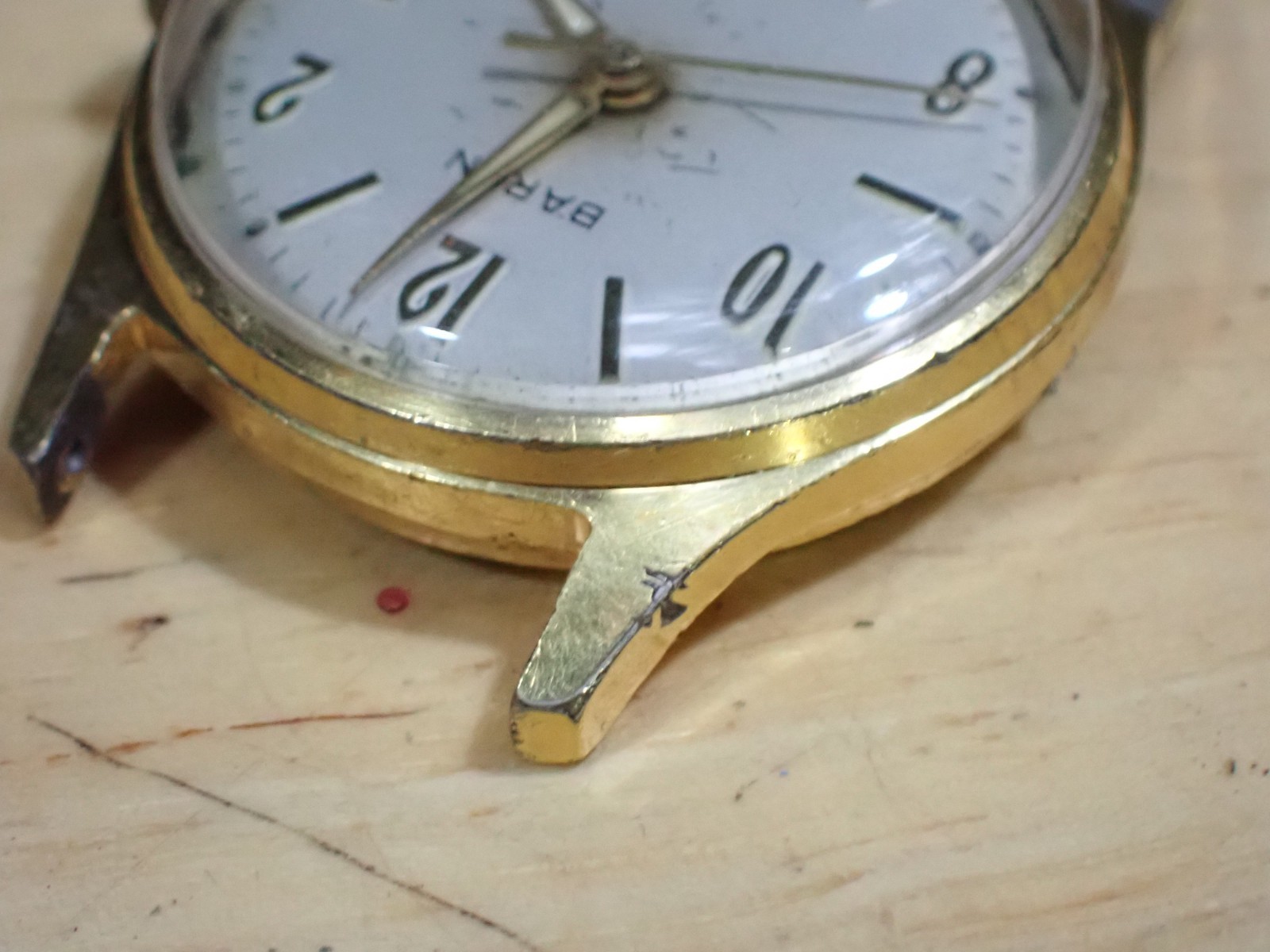 Baron by Baylor 7 Jewel Men’s Mechanical Wind Wristwatch good balance Germany
