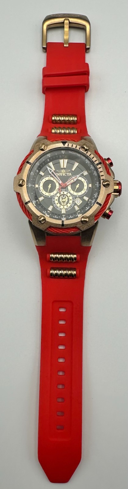 INVICTA Marvel ‘Iron Man’ Quartz Limited Edition 53mm Chronograph Watch