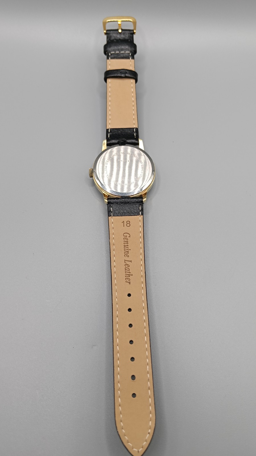 Vintage 1960s Avia Manual Wind 17 Jewels Silver Dial Swiss Gold Plated Running