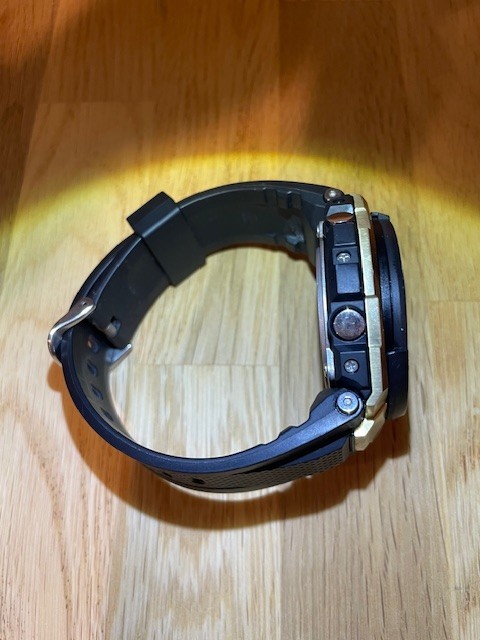 Casio G-Shock GST-S100G-1A G-Steel Solar Black Gold Men’s Watch