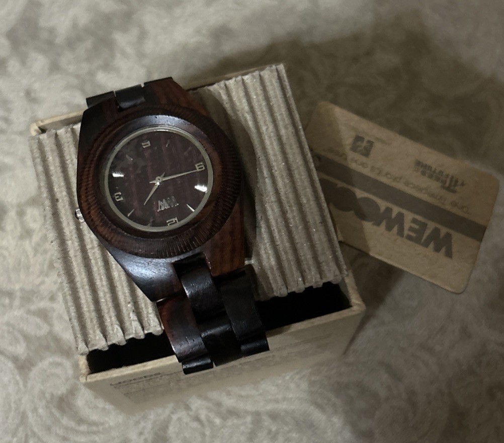 Women WeWood Born In Florence Dark Brown Watch – 100% Natural Wood