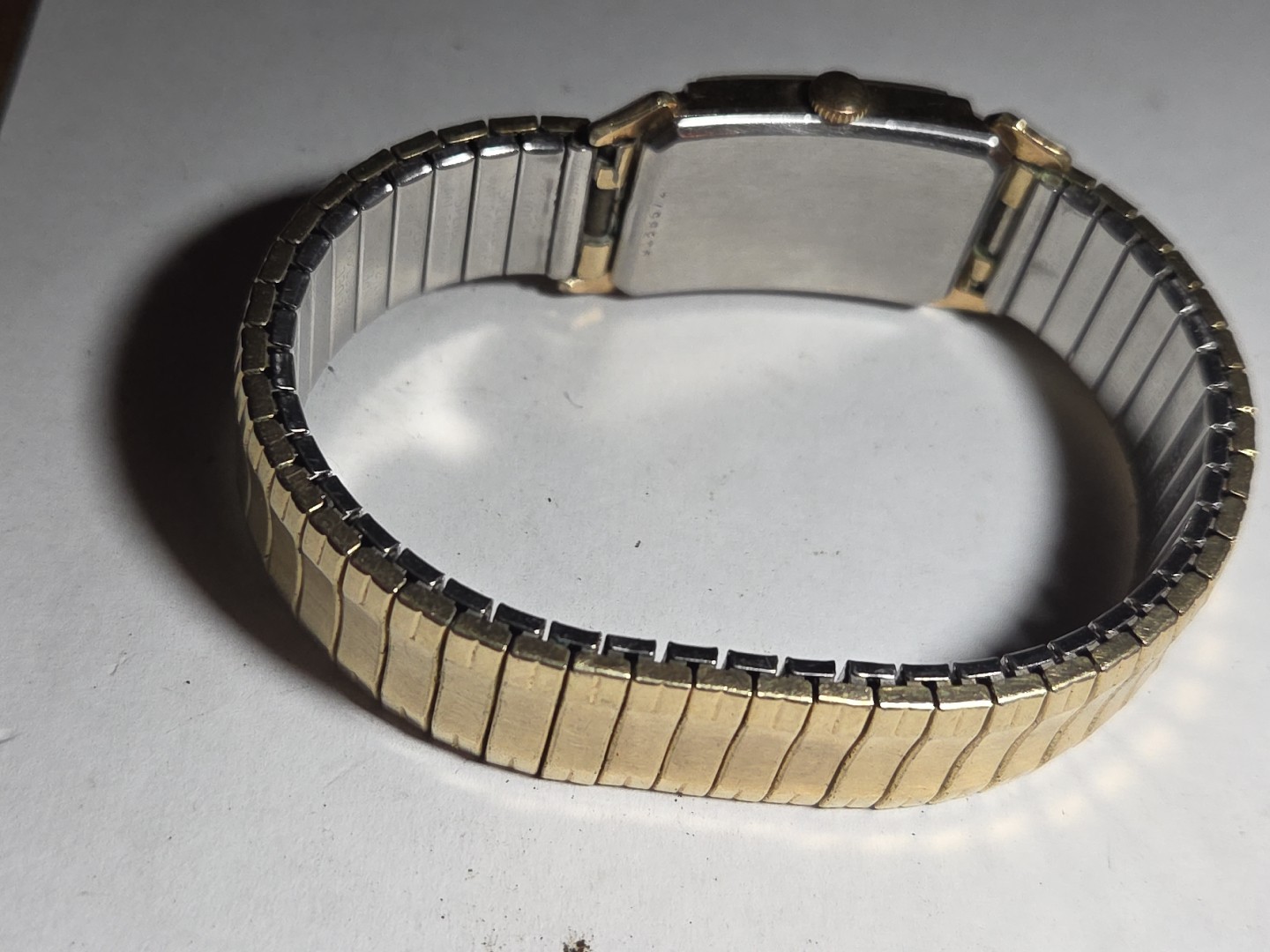 Benrus Tank Style Wristwatch, 1950’s, 17j, Running Good