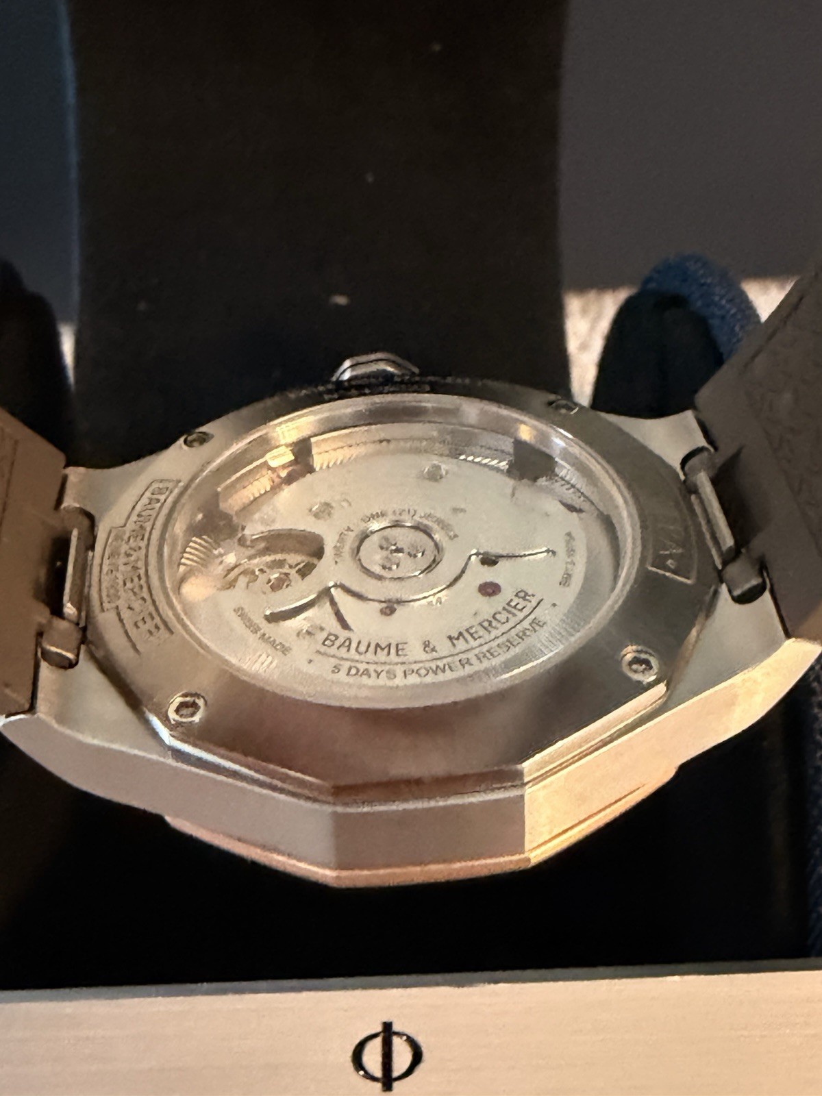Baume & Mercier Riviera Smokey Gray Unisex Adults Watch – M0A10720