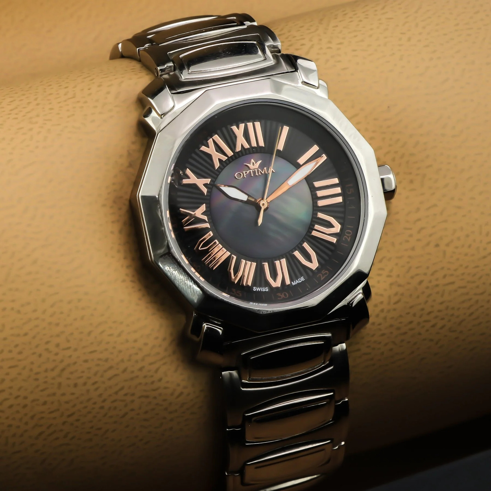 Optima – Swiss Made Watch – OSL248-SS-8 Quartz 39 mm OSL248 30 m (3 ATM / 100