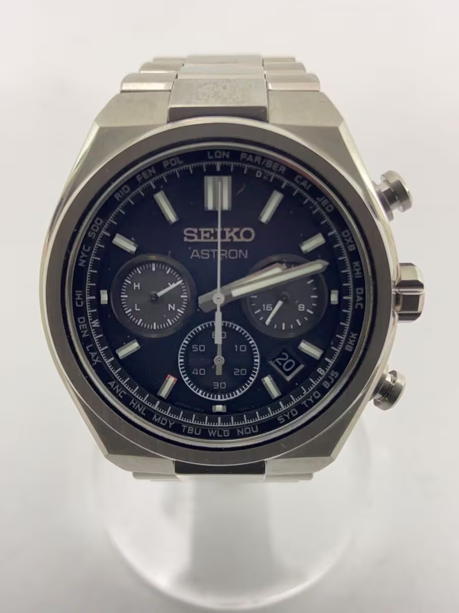 [B1S] Seiko Astron Nexter Titanium Solar Radio Gray Silver SBXY097 [h3x]