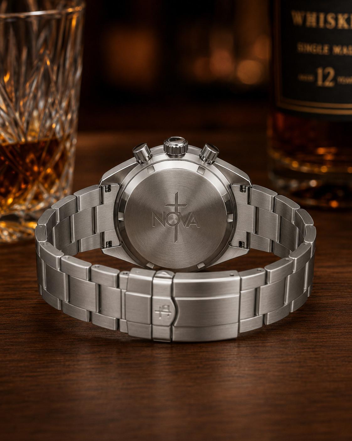 Nova Christian Sand Covenant Custom Watch Beige Dial Black Bezel