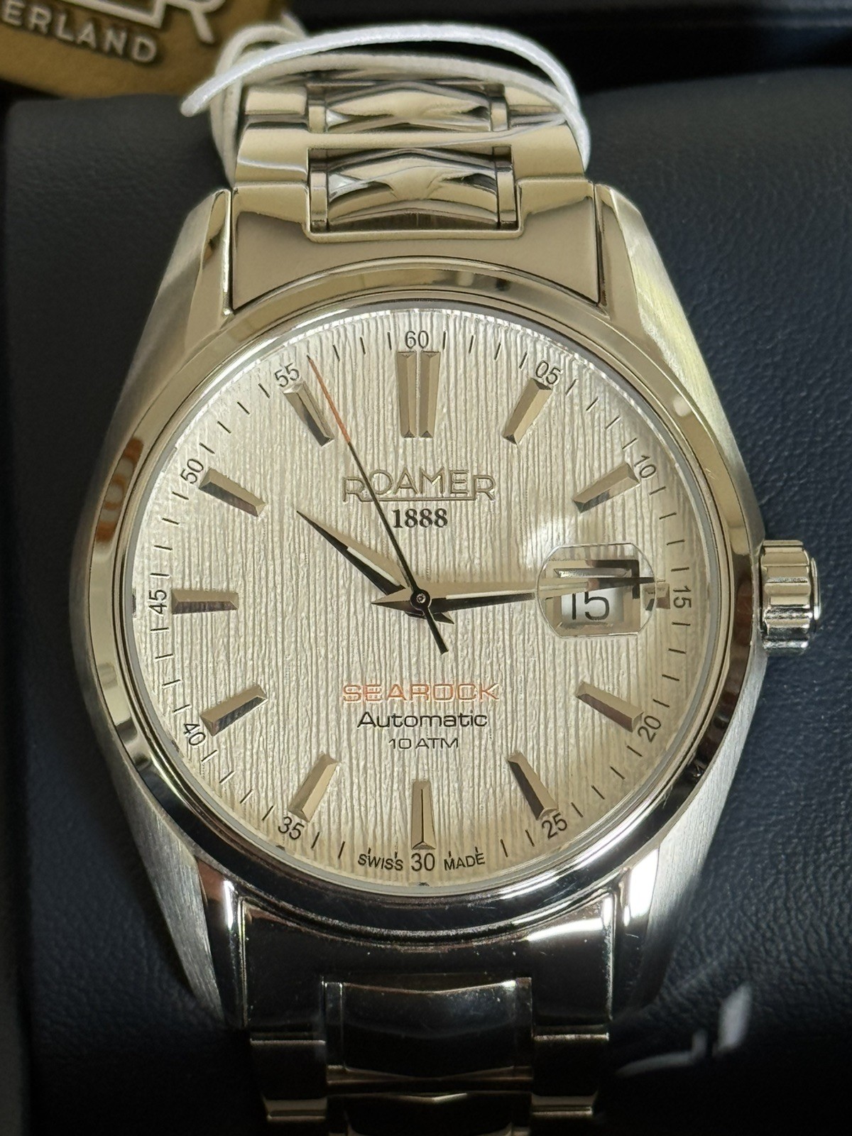 Roamer 210665 41 25 20 Searock Automatic White Dial.