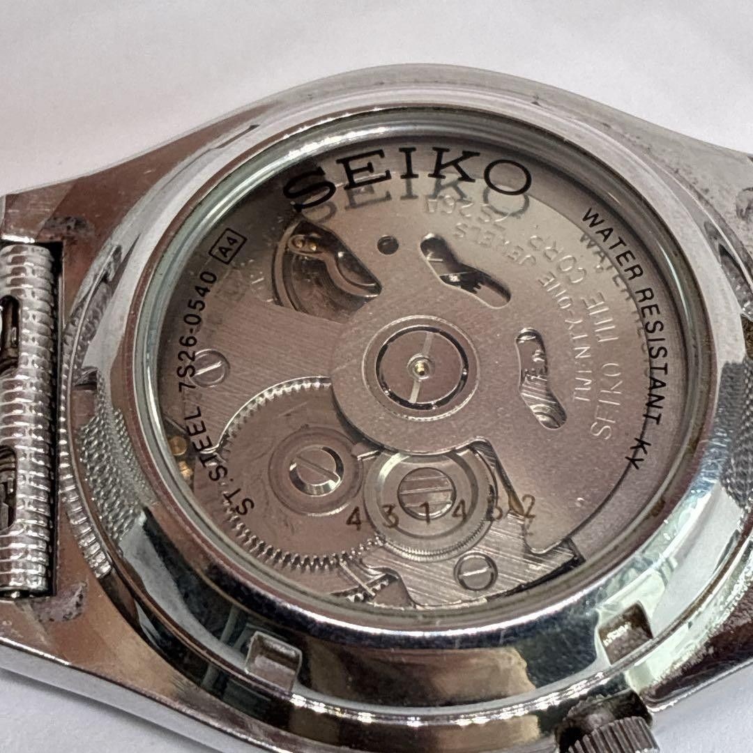 Excellent condition working Seiko 5 men’s wristwatch vintage automatic skeleton