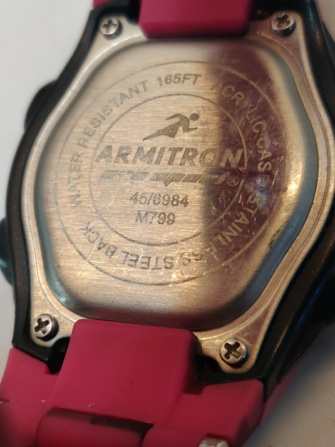 Amitron Women’s Pro-Sport Digital Chronograph Pink & Black Camo Model # 45/6984