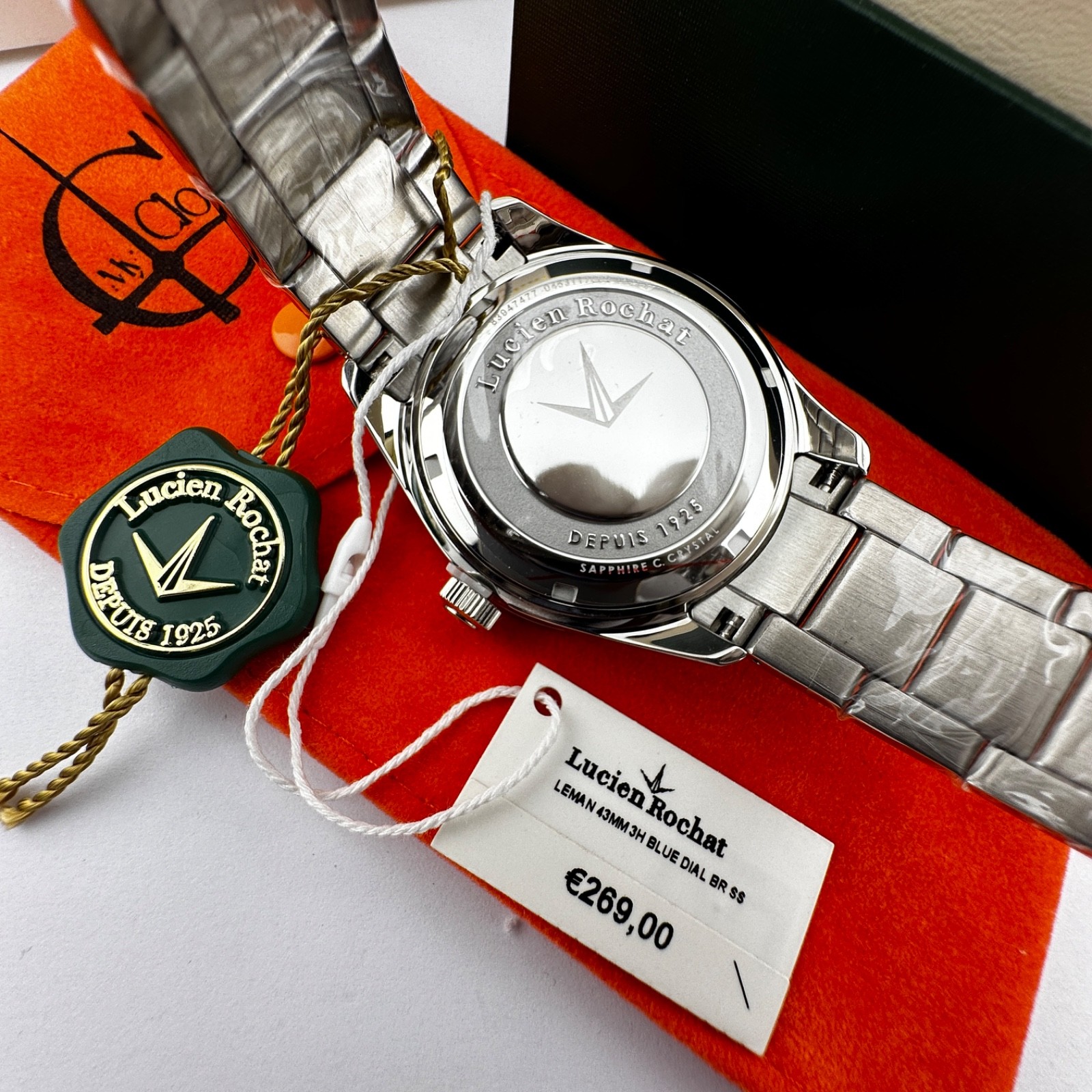 Lucien Rochat Men’s New Diver Watch Steel 43Mm Quartz Ref: 83947477
