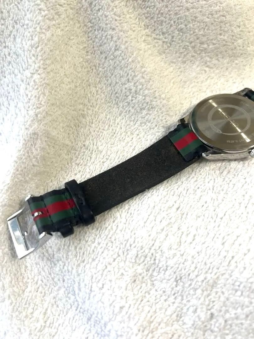 GUCCI Watch Rare G Timeless Stripe Bee