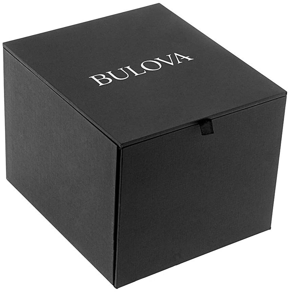 Bulova Marine Star Automatic Blue Dial Rubber & Leather Strap Men’s Watch 96A291